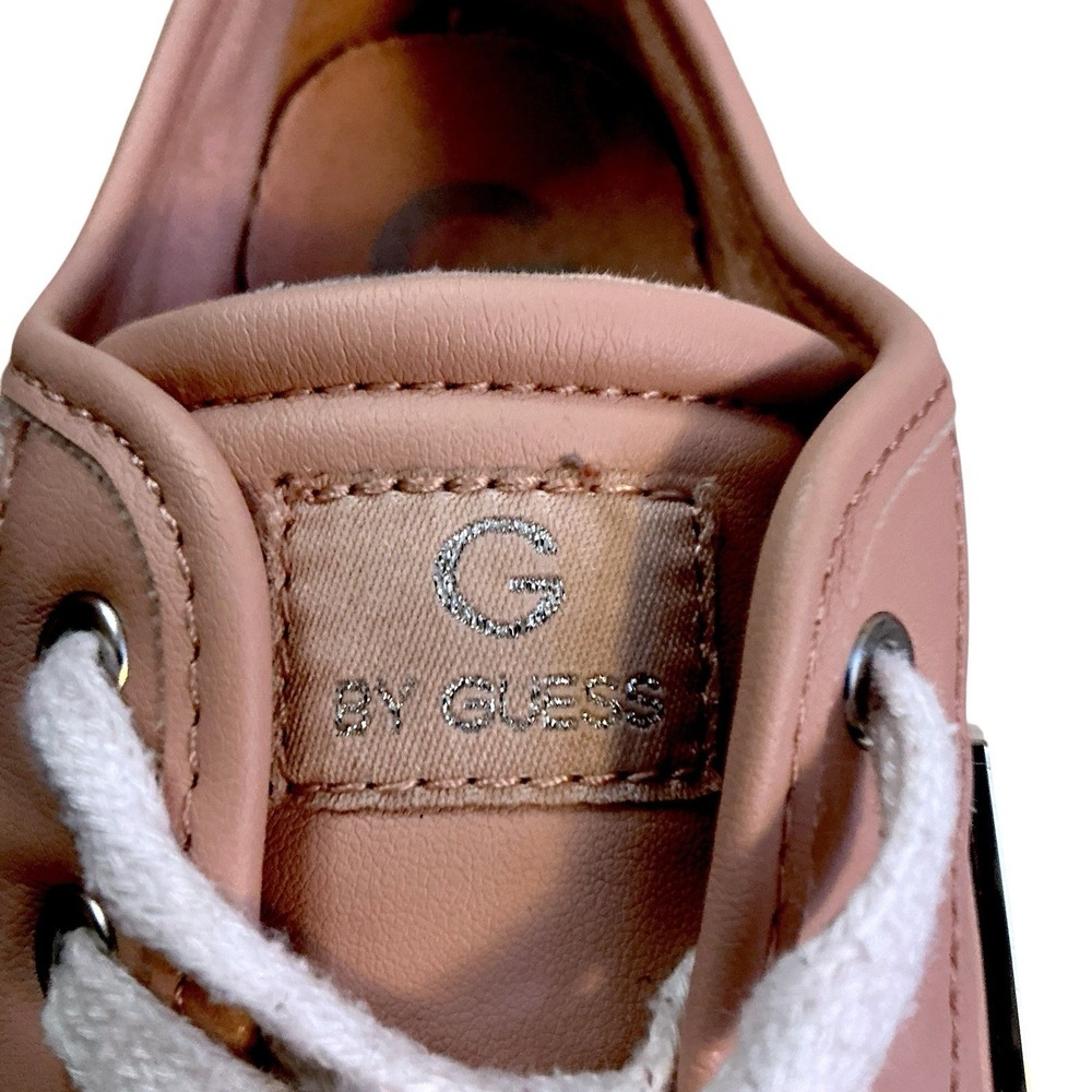 G by Guess Shoes Womens 8.5 M Tannur 3 Sneakers Pink Canvas Round Toe Lace Up - Picture 13 of 15